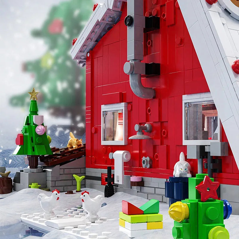 Weihnachtschalet Bausteinset