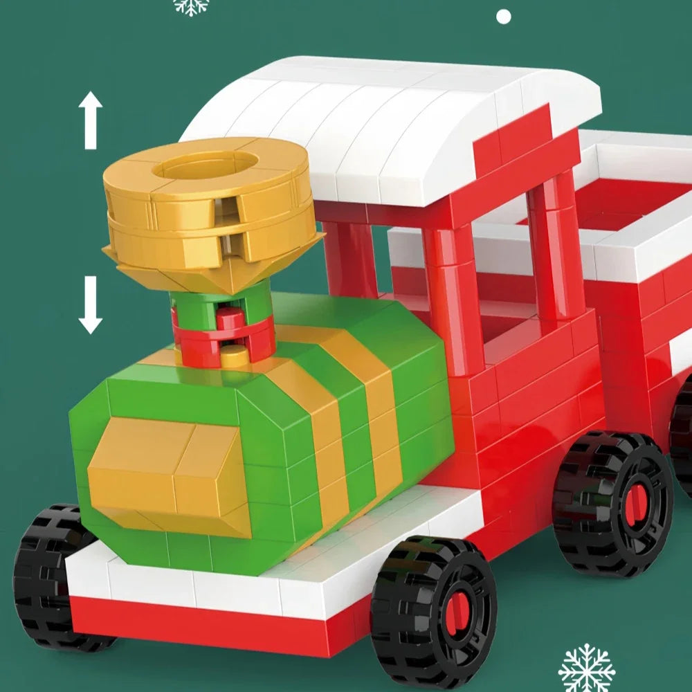 Lustige Weihnachts-Minis Bausteinset
