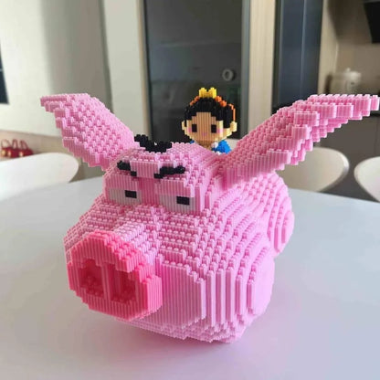 Fliegendes Schwein Bausteinset