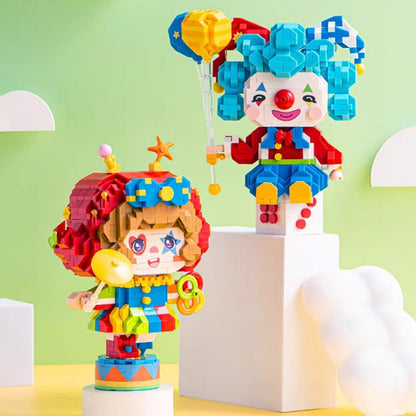 Lustiger Clown Bausteinset