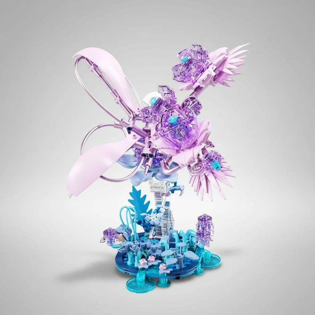 Wunderschönen Schmetterling Bausteinset