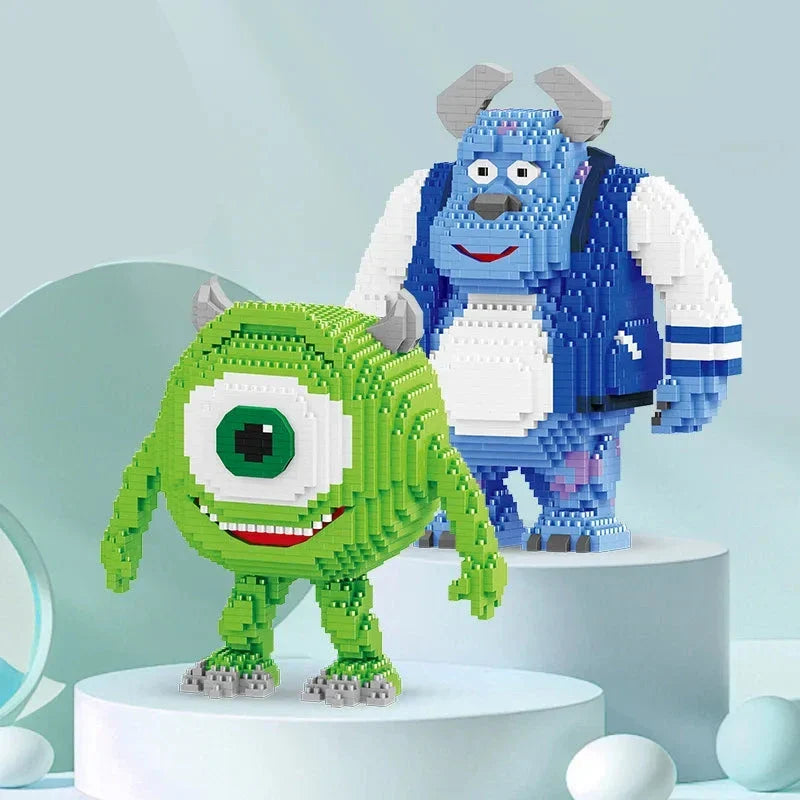 Blaues Monster Bausteinset