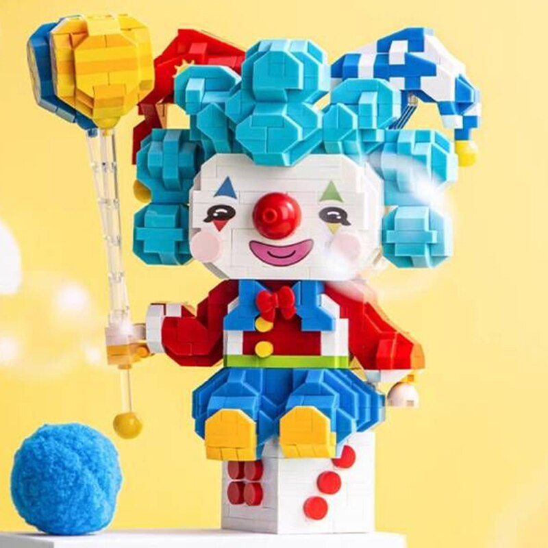 Lustiger Clown Bausteinset