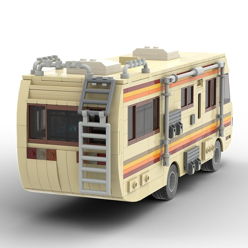 Altmodisches Wohnmobil Bausteinset