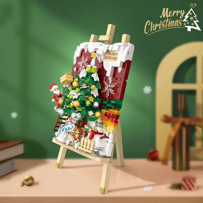 Weihnachtsmalerei Bausteinset