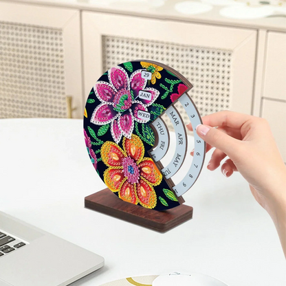 Diamond Painting Rosa & orange Blume