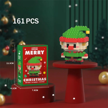 Lustige Weihnachts-Minis Bausteinset