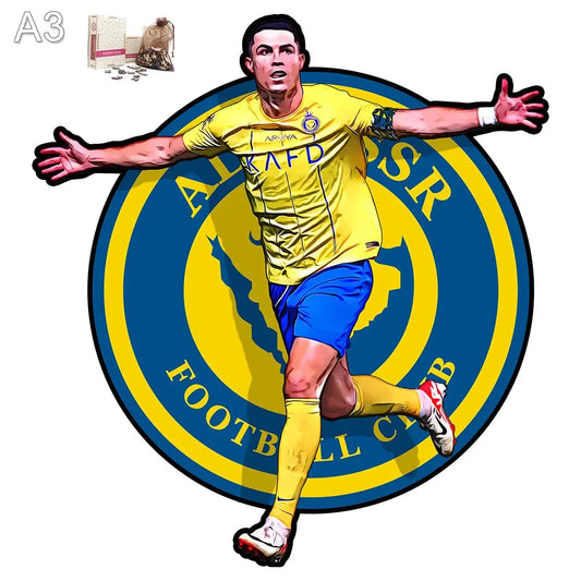 Ronaldo Al-Nassr Holzpuzzle