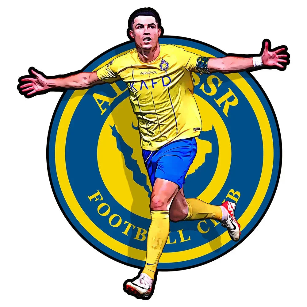 Ronaldo Al-Nassr Holzpuzzle