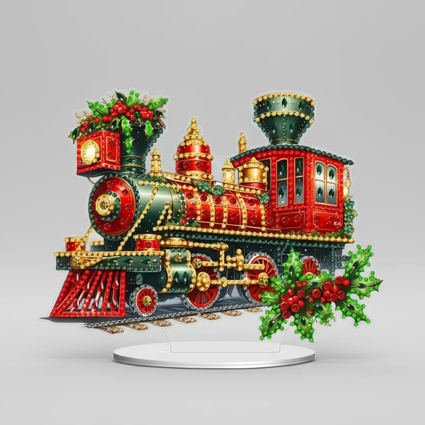 Diamond Painting 5D Weihnachtszug