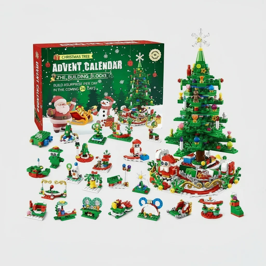 Weihnachts-Adventskalender – 24 Tage Bauspaß Bausteinset