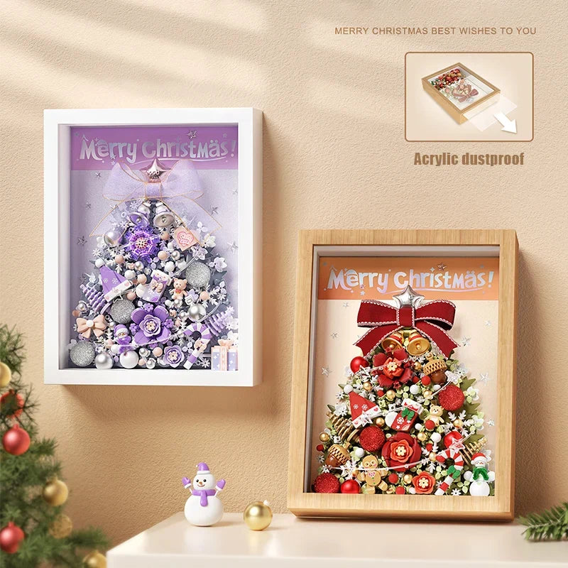 Weihnachtsbaum im Bilderrahmen Bausteinset