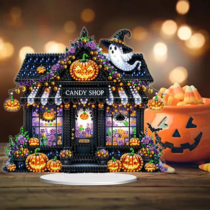 Diamond Painting 5D Halloween-Süßigkeitshaus