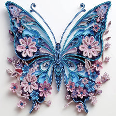 Blau mit Rosa