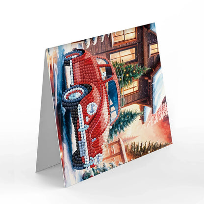 Diamond Painting Weihnachtskarten
