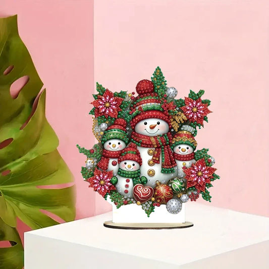 Diamond Painting 5D Schneemann-Familie