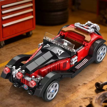 Retro Hot Rod Auto Bausteinset