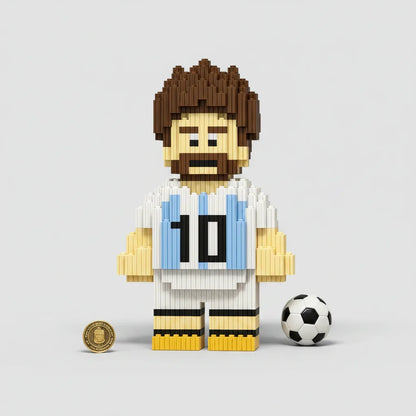 Messi Argentinien Bausteinset