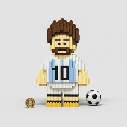 Messi Argentinien Bausteinset