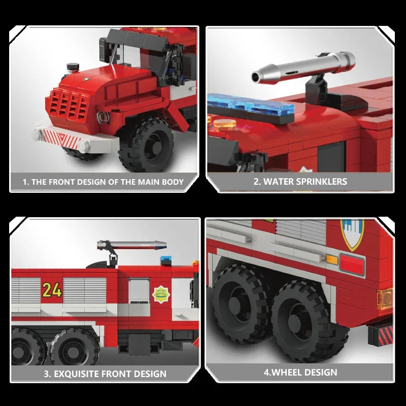 Feuerwehrwagen Bausteinset