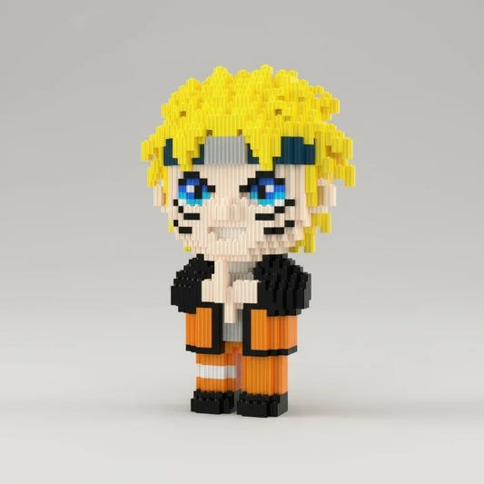 Blonder Ninja Bausteinset