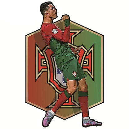Ronaldo Portugal Heimtrikot Holzpuzzle