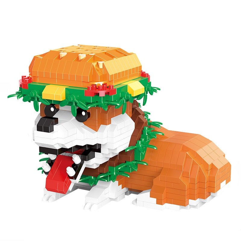 Hamburger Hund Bausteinset