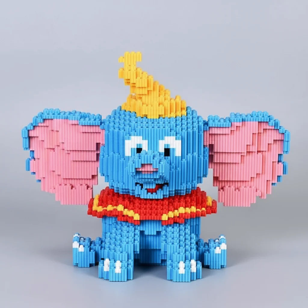 Blauer Elefant Bausteinset
