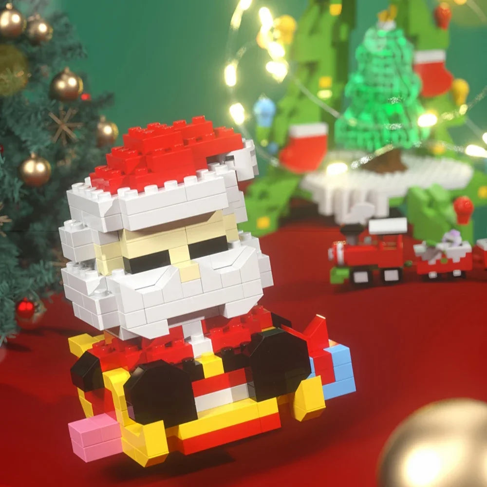 Lustige Weihnachts-Minis Bausteinset