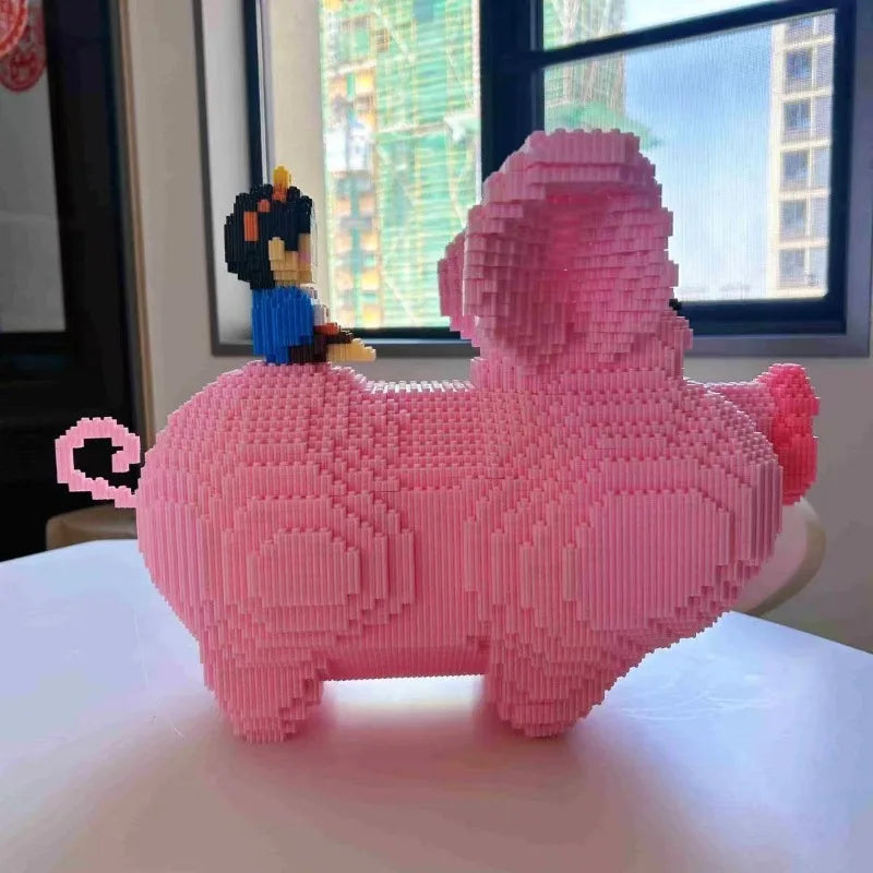 Fliegendes Schwein Bausteinset