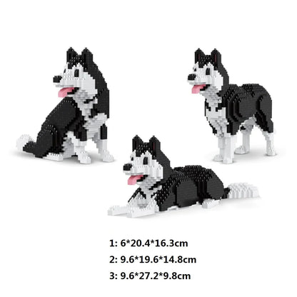 3 in 1 Husky Bausteinset