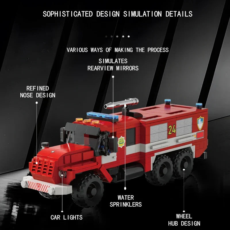 Feuerwehrwagen Bausteinset