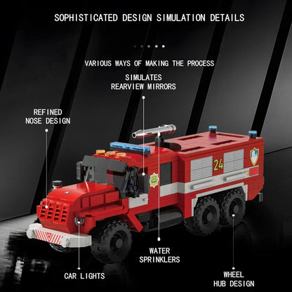 Feuerwehrwagen Bausteinset