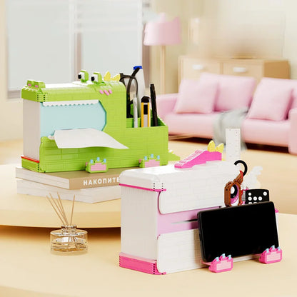 3-in-1-Stifteköcher Bausteinset