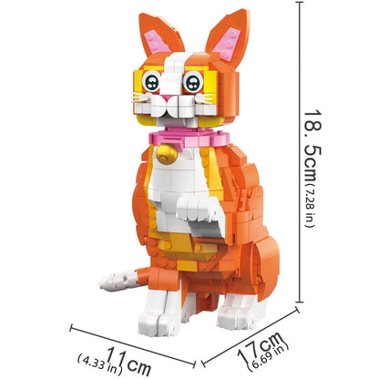 Schöne Katzen Bausteinset