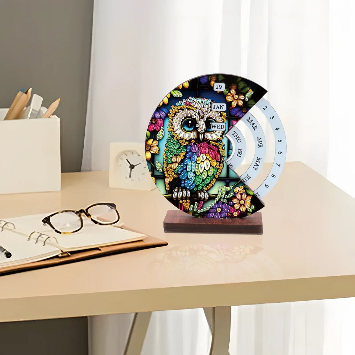 Diamond Painting Bunte Eule