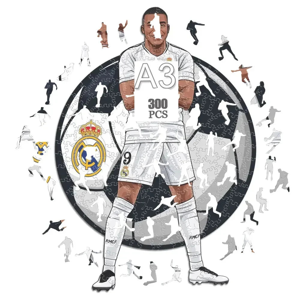 Kylian Mbappé Holzpuzzle