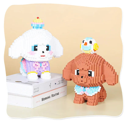 Welpe trifft Cupcake Bausteinset