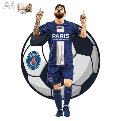 Messi PSG Holzpuzzle