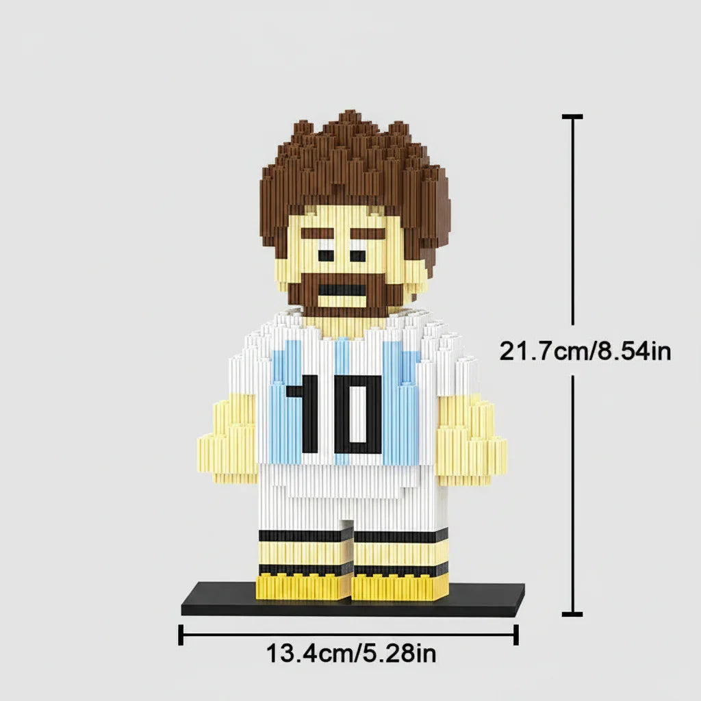 Messi Argentinien Bausteinset