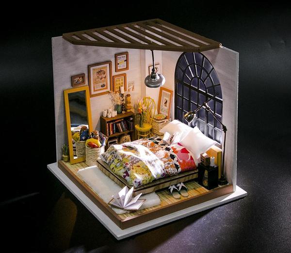 Schlafzimmer Holzbausatz
