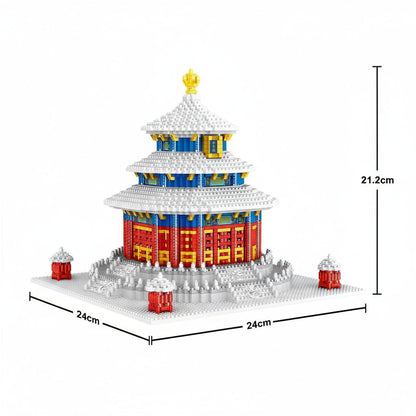 Antiker Tempel Bausteinset
