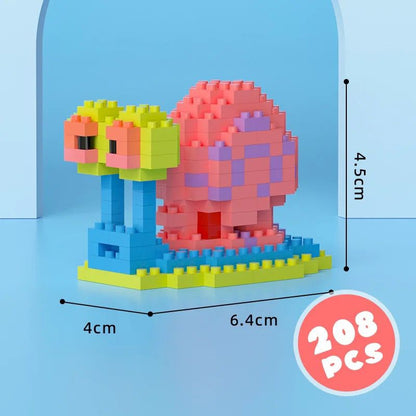 Mini-Schwamm-Familie Bausteinset