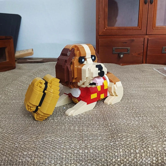 Basset-Hund Bausteinset