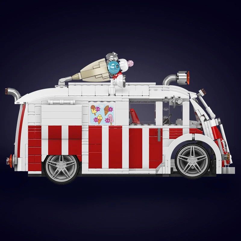Eiscreme-Wagen Bausteinset