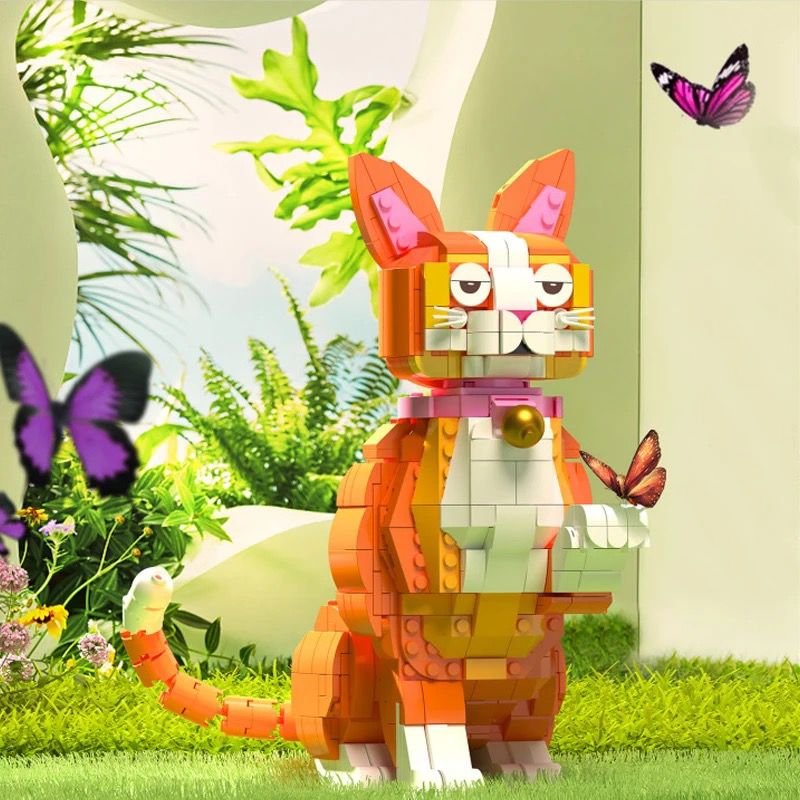 Schöne Katzen Bausteinset