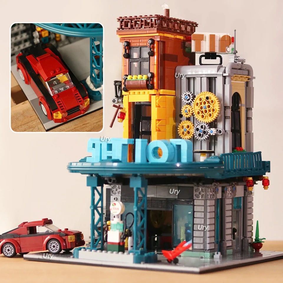Autogarage Bausteinset