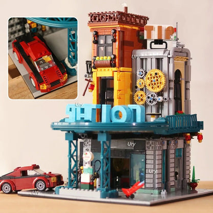 Autogarage Bausteinset