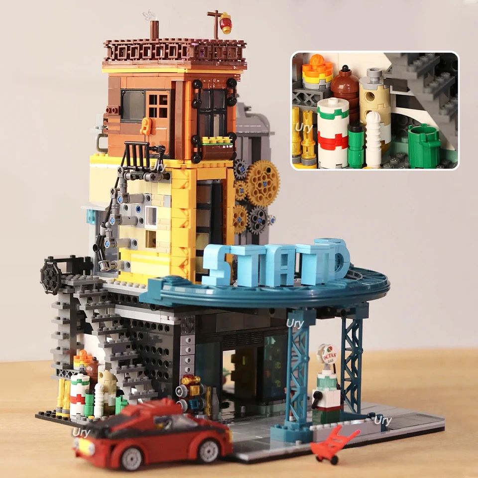 Autogarage Bausteinset