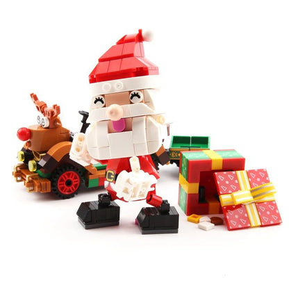 Weihnachtsmann auf Auto Bausteinset